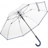 Зонт 7112 AC regular umbrella FARE® Pure transparent, темно-синий