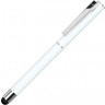 Ручка металлическая стилус-роллер UMA STRAIGHT SI R TOUCH, белый