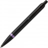 Шариковая ручка Parker IM Vibrant Rings Flame Amethyst Purple, стержень: M blue, в подарочной упаковке
