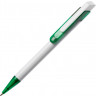 Ручка шариковая Бавария белая/зеленая