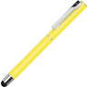 Ручка металлическая стилус-роллер UMA STRAIGHT SI R TOUCH, желтый