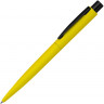 Ручка шариковая металлическая UMA LUMOS M soft-touch, желтый/черный