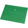  Папка-конверт А4 с кнопкой, зеленый