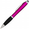 Шариковая ручка-стилус Nash, розовый, черные чернила