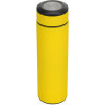 Термос Confident с покрытием soft-touch 420 мл, желтый