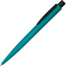 Ручка шариковая металлическая UMA LUMOS M soft-touch, морская волна/черный