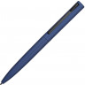 Ручка металлическая шариковая Bevel, синий/черный