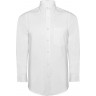 Рубашка мужская Roly Oxford, белый, размер S (44)
