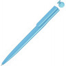 Ручка шариковая пластиковая UMA RECYCLED PET PEN switch, синий, 1 мм, голубой