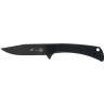 Нож складной Stinger, 102 мм, (черный), материал рукояти: нержавеющая сталь, стеклотекстолит G10