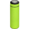 Термос Confident с покрытием soft-touch 420 мл, зеленое яблоко