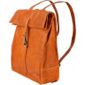 Рюкзак-сумка KLONDIKE 1896 DIGGER Mara, натуральная кожа цвета коньяк, 32,5 x 36,5 x 11 см