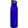 Бутылка для воды Sky из переработанной пластмассы 650 мл, синий