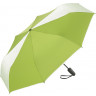 Зонт складной FARE 5477 ColorReflex со светоотражающими клиньями, полуавтомат, лайм