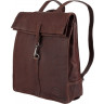 Рюкзак-сумка KLONDIKE 1896 DIGGER Mara, натуральная кожа в темно-коричневом цвете, 32,5 x 36,5 x 11 см