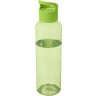 Бутылка для воды Sky из переработанной пластмассы 650 мл, зеленый