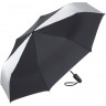 Зонт складной FARE 5477 ColorReflex со светоотражающими клиньями, полуавтомат, черный