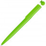 Ручка шариковая пластиковая UMA RECYCLED PET PEN switch, синий, 1 мм, зеленое яблоко