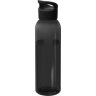 Бутылка для воды Sky из переработанной пластмассы 650 мл, черный