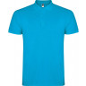 Рубашка поло Roly Star мужская, бирюзовый, размер 3XL (60-62)
