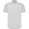 Рубашка Roly Aifos мужская с коротким рукавом, белый, размер 2XL (58)