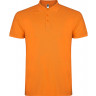  Рубашка поло Roly Star мужская, оранжевый, размер S (48)