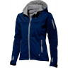Куртка софтшел Slazenger Match женская, темно-синий/серый, размер S (42-44)