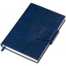Бизнес блокнот А5 Lettertone Monoi с клапаном, твердая обложка, 128 листов, темно-синий
