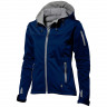 Куртка софтшел Slazenger Match женская, темно-синий/серый, размер L (48-50)