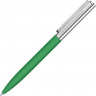 Ручка металлическая шариковая UMA Bright GUM soft-touch с зеркальной гравировкой, зеленый