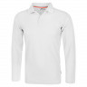 Рубашка поло Slazenger Point мужская с длинным рукавом, белый, размер M (50)