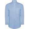 Рубашка мужская Roly Oxford, небесно-голубой, размер 2XL (56)