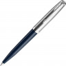 Шариковая ручка Parker 51 CORE MIDNIGHT BLUE CT, стержень: M, цвет чернил: black, в подарочной упаковке