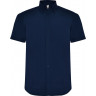 Рубашка Roly Aifos мужская с коротким рукавом, нэйви, размер 2XL (58)