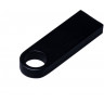 USB 2.0-флешка на 4 Гб с мини чипом и круглым отверстием, черный