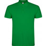 Рубашка поло Roly Star мужская, светло-зеленый, размер 2XL (58)