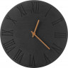 Часы деревянные OKTAUR Лиара, 28 см, черный