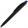 Ручка шариковая пластиковая UMA Stream, черный/темно-синий