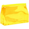 Косметичка CARIBU из прозрачного ПВХ с герметичным замком, желтый