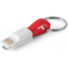 RIEMANN. USB-кабель с разъемом 2 в 1, Красный