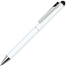 Металлическая шариковая ручка UMA To straight SI touch, белый