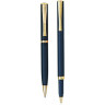 Набор Pierre Cardin Pen and Pen: ручка шариковая, ручка-роллер, черный/золотистый