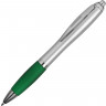 Ручка шариковая Scripto Nash, зеленый/серебристый, черные чернила