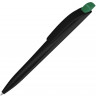 Ручка шариковая пластиковая UMA Stream, черный/зеленый