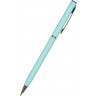 Ручка Bruno Visconti Palermo шариковая автоматическая, нежно- голубой металлический корпус, 0.7 мм, синяя
