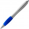 Ручка шариковая Scripto Nash, ярко-синий/серебристый, черные чернила