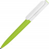Ручка пластиковая шариковая Umbo BiColor, зеленое яблоко/белый