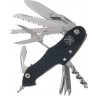 Нож перочинный Stinger, 96 мм, 15 функций, материал рукояти: алюминий, черный