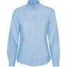 Рубашка женская Roly Oxford, небесно-голубой, размер S (40)
