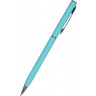 Ручка Bruno Visconti Palermo шариковая автоматическая, бирюзовый металлический корпус, 0.7 мм, синяя